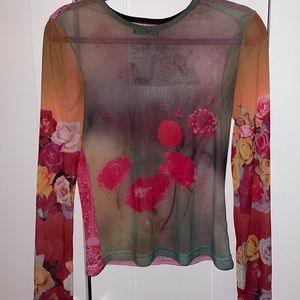 SO cool mesh long sleeve A.Golde shirt